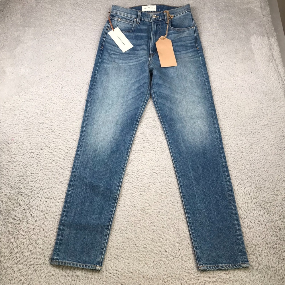 SLVRLAKE Beatnik Jeans Womens 27 Blue High Waisted Skinny Stretch Denim NEW NWT
